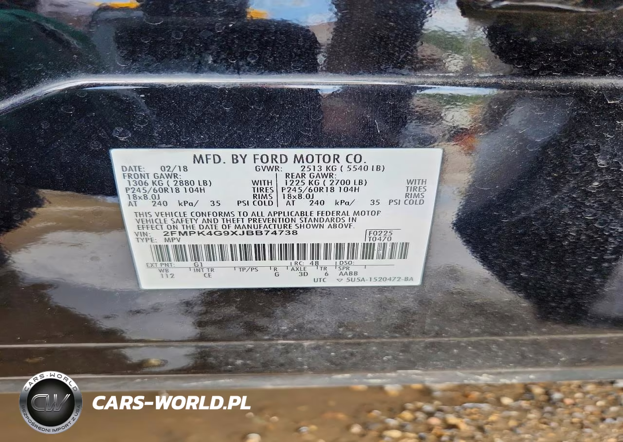 2018 Ford Edge Se VIN:2FMPK4G9XJBB74738 - 13