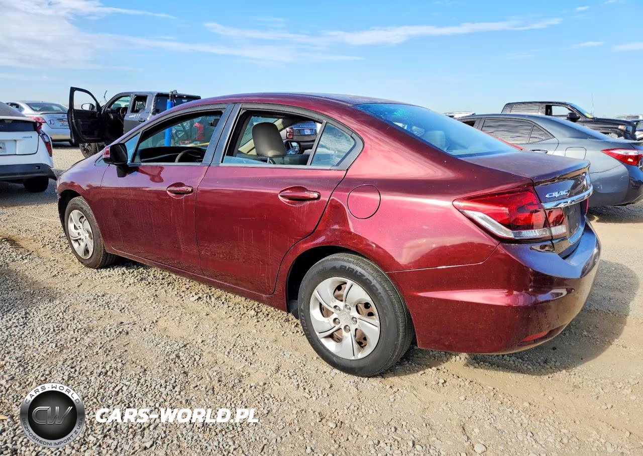 2013 Honda Civic Lx VIN:19XFB2F57DE263358 - 2