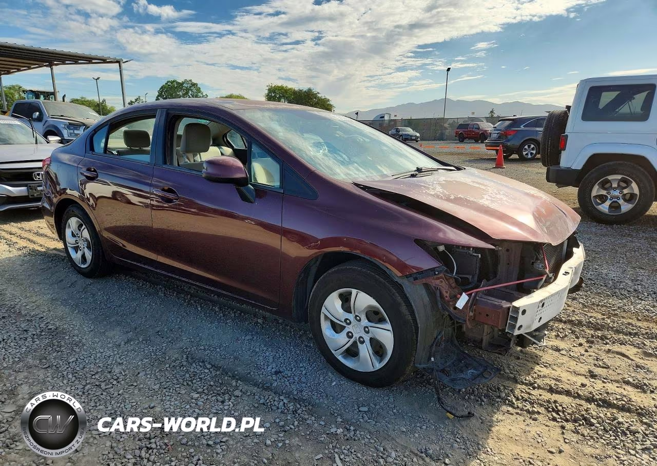 2013 Honda Civic Lx VIN:19XFB2F57DE263358 - 4