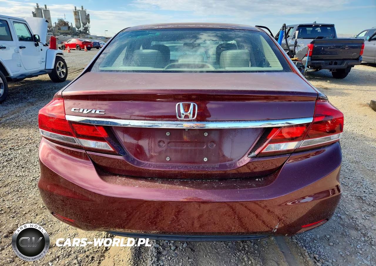 2013 Honda Civic Lx VIN:19XFB2F57DE263358 - 6