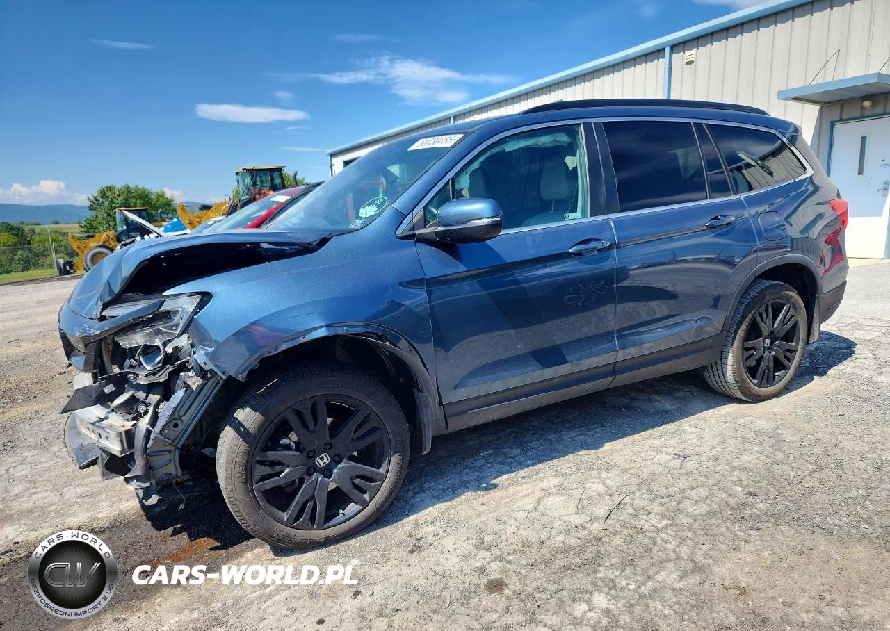 2022 Honda Pilot Se VIN:5FNYF6H23NB024859 - 1