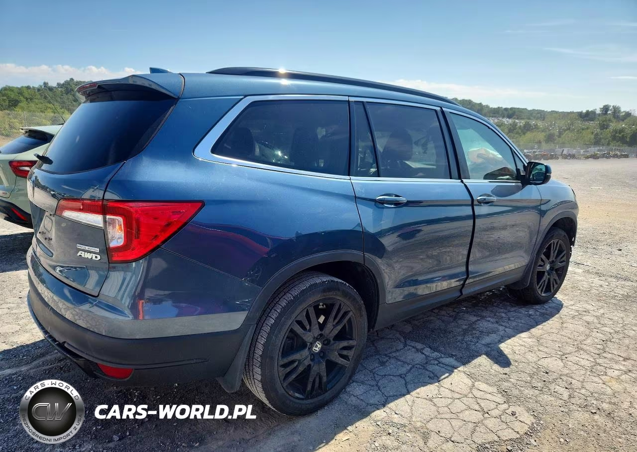 2022 Honda Pilot Se VIN:5FNYF6H23NB024859 - 3
