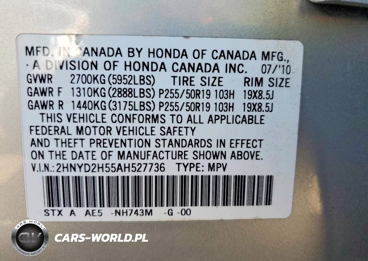 2010 Acura Mdx Advance VIN:2HNYD2H55AH527736 - 13