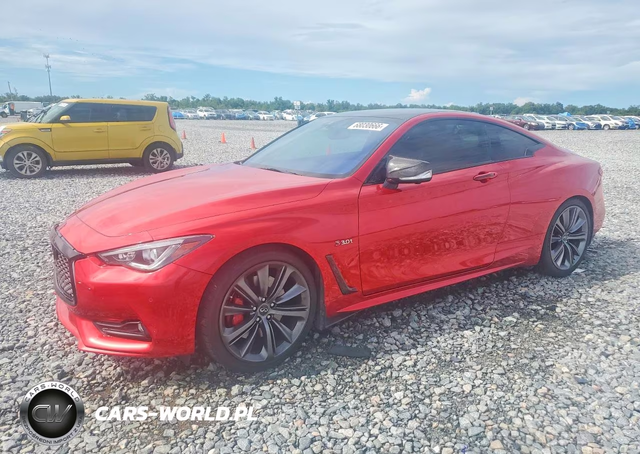 2018 Infiniti Q60 Red Sport 400 VIN:JN1FV7EL7JM631400 - 1