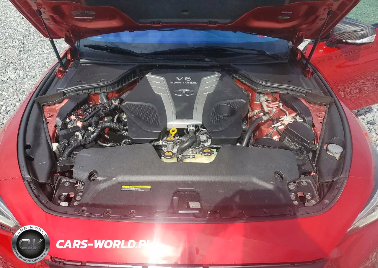 2018 Infiniti Q60 Red Sport 400 VIN:JN1FV7EL7JM631400 - 11