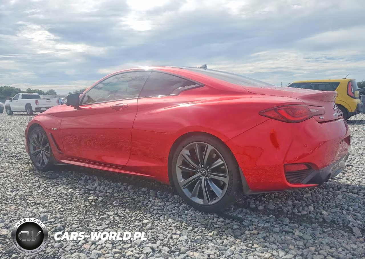2018 Infiniti Q60 Red Sport 400 VIN:JN1FV7EL7JM631400 - 2