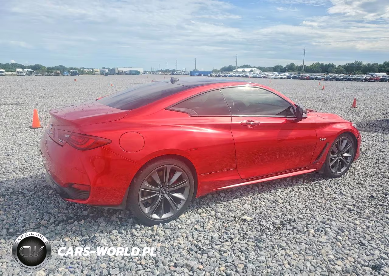 2018 Infiniti Q60 Red Sport 400 VIN:JN1FV7EL7JM631400 - 3