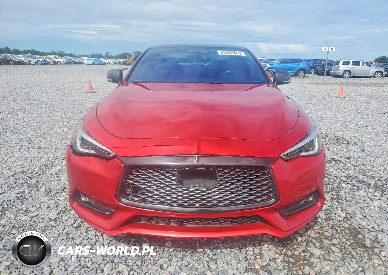 2018 Infiniti Q60 Red Sport 400 VIN:JN1FV7EL7JM631400 - 5