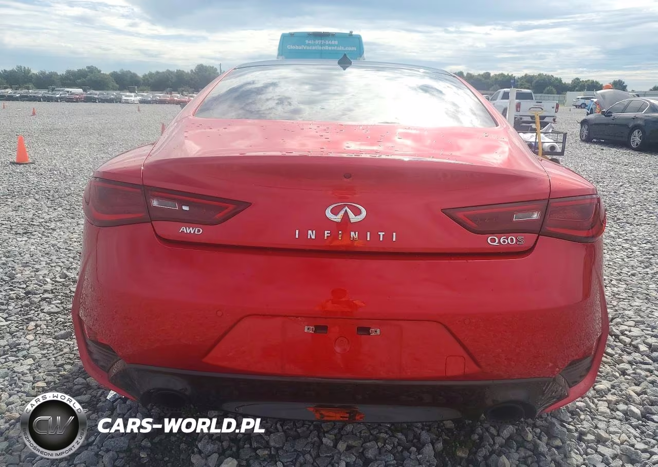 2018 Infiniti Q60 Red Sport 400 VIN:JN1FV7EL7JM631400 - 6