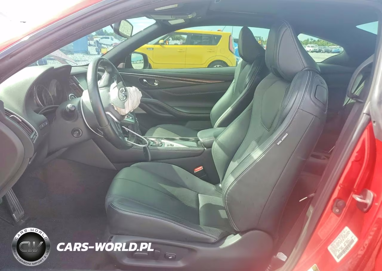 2018 Infiniti Q60 Red Sport 400 VIN:JN1FV7EL7JM631400 - 7