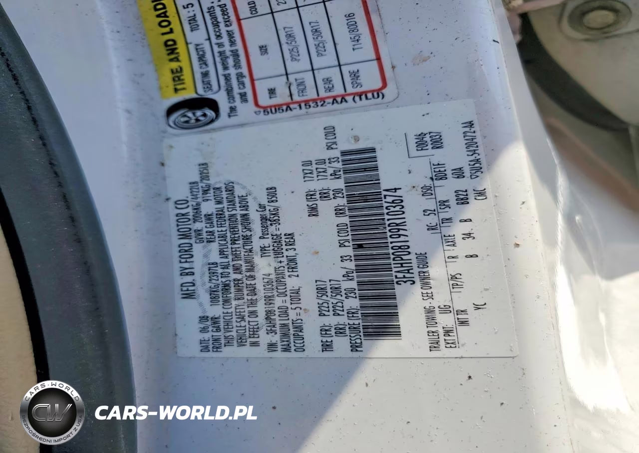2009 Ford Fusion Sel VIN:3FAHP08199R103674 - 12