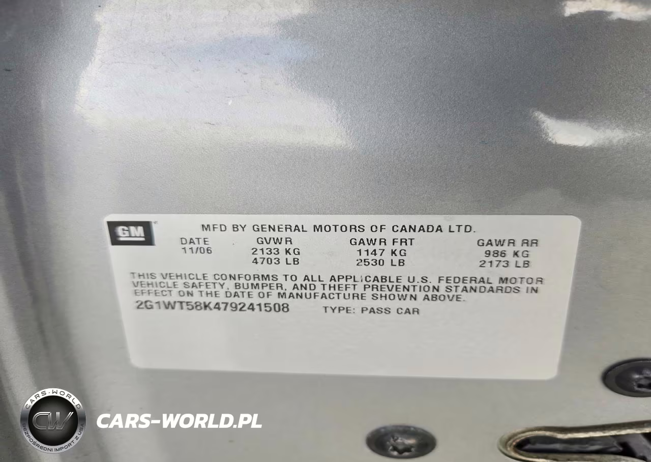 2007 Chevrolet Impala Lt VIN:2G1WT58K479241508 - 12