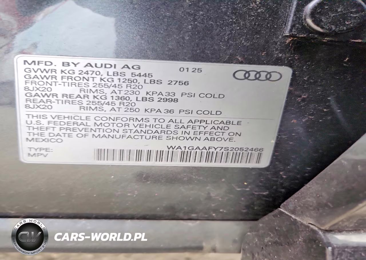 2025 Audi Q5 Premium 45 VIN:WA1GAAFY7S2052466 - 13