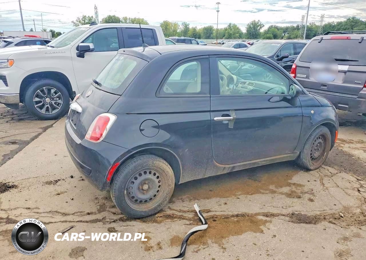 2012 Fiat 500 Pop VIN:3C3CFFAR5CT355169 - 3