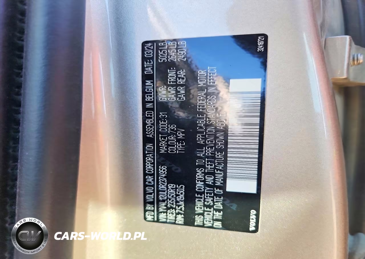 2024 Volvo Xc40 Plus VIN:YV4L12UL0R2374956 - 12