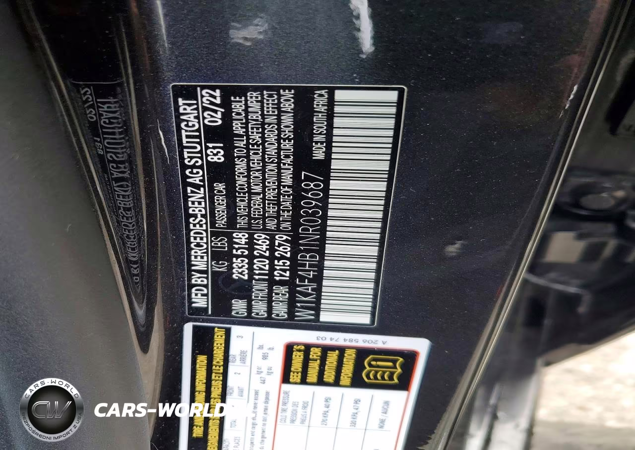 2022 Mercedes-Benz C 300 4Matic VIN:W1KAF4HB1NR039687 - 12