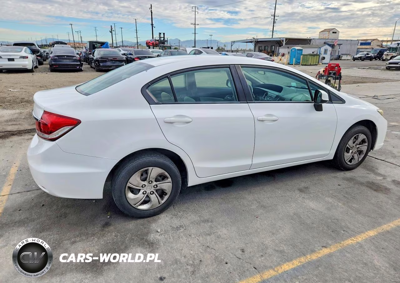 2013 Honda Civic Lx VIN:19XFB2F54DE247019 - 3