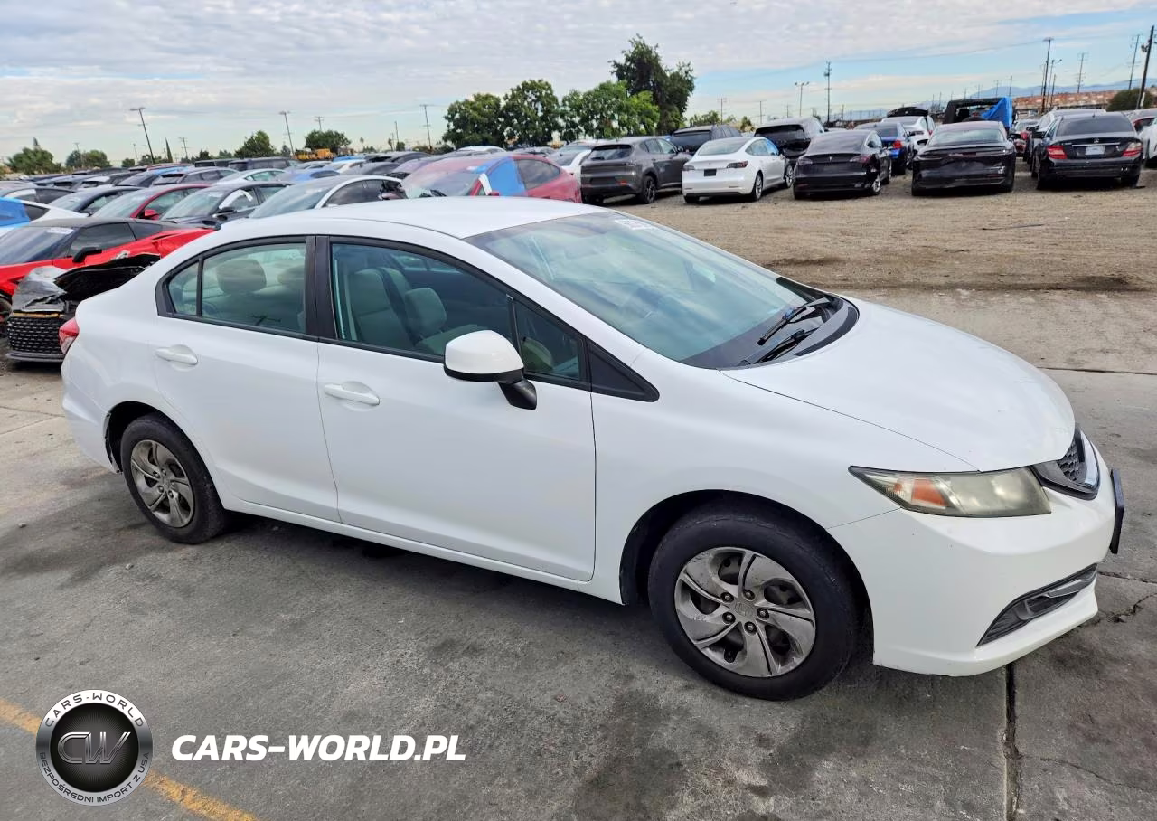 2013 Honda Civic Lx VIN:19XFB2F54DE247019 - 4