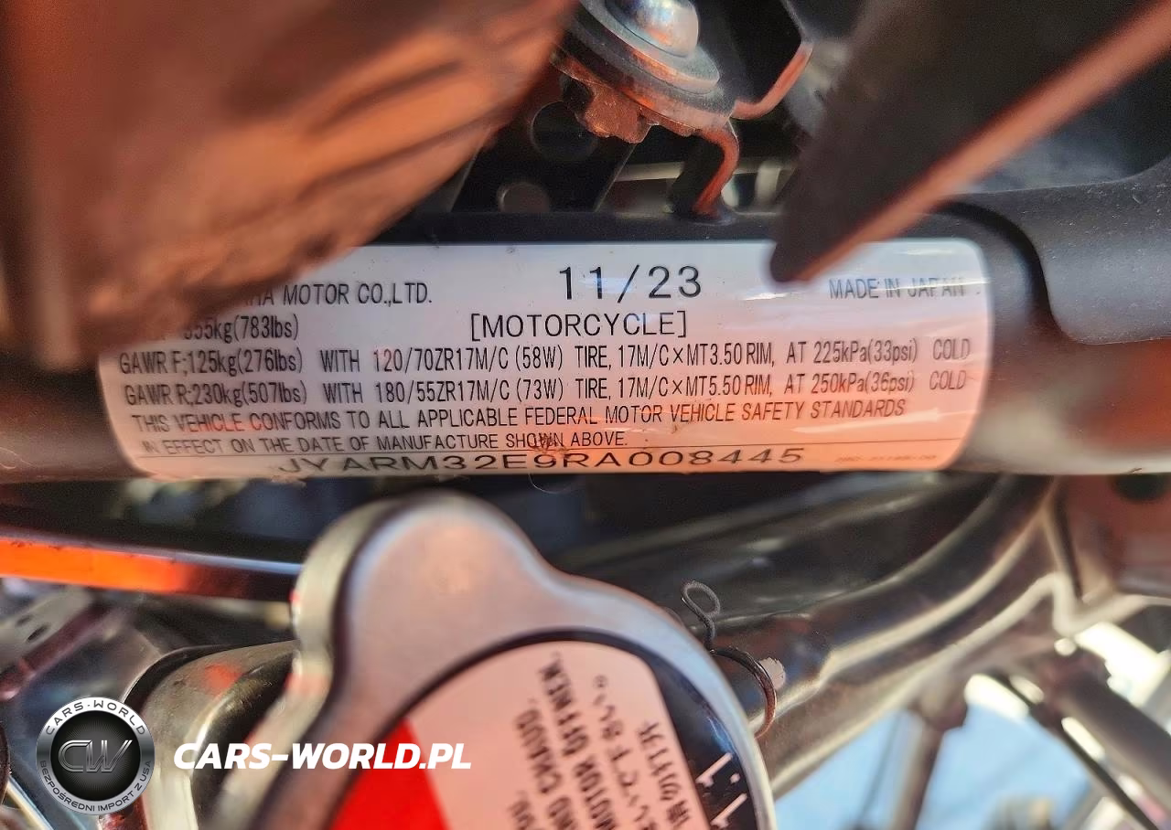 2024 Yamaha Mt07 VIN:JYARM32E9RA008445 - 9