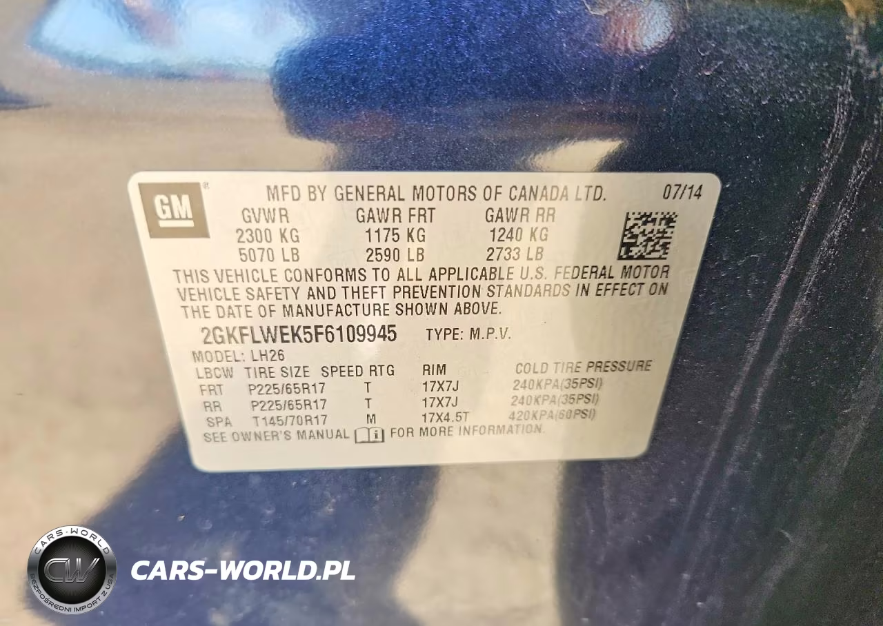 2015 GMC Terrain Sle VIN:2GKFLWEK5F6109945 - 12