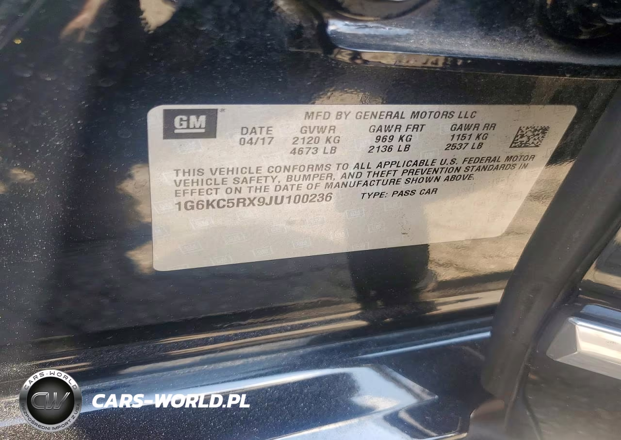 2018 Cadillac Ct6 Luxury VIN:1G6KC5RX9JU100236 - 12