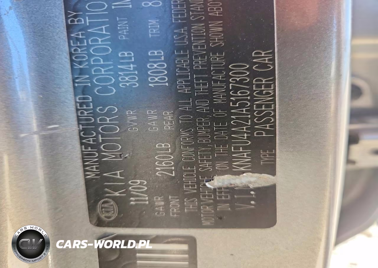 2010 Kia Forte Ex VIN:KNAFU4A21A5167300 - 12