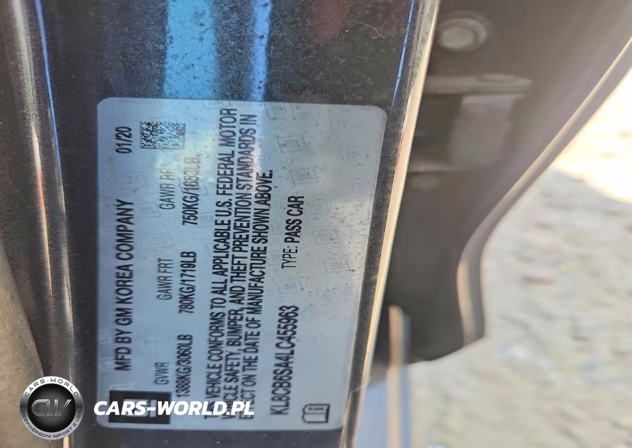 2020 Chevrolet Spark Ls VIN:KL8CB6SA4LC455963 - 13