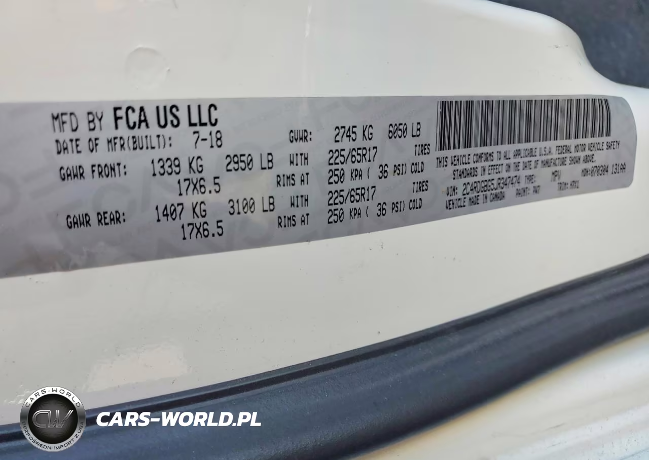 2018 Dodge Grand Caravan Se VIN:2C4RDGBG5JR347474 - 13