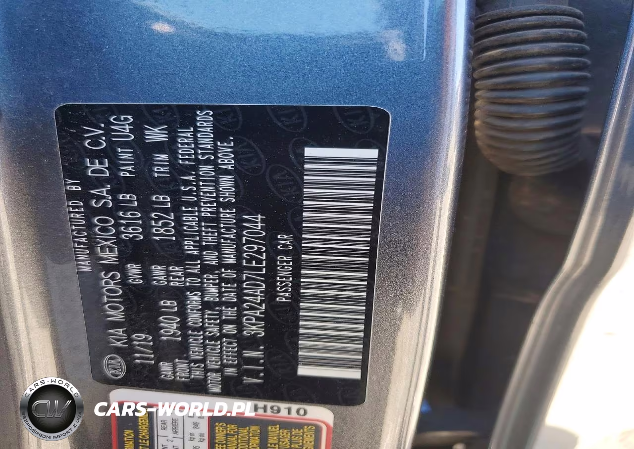 2020 Kia Rio S VIN:3KPA24AD7LE297044 - 12