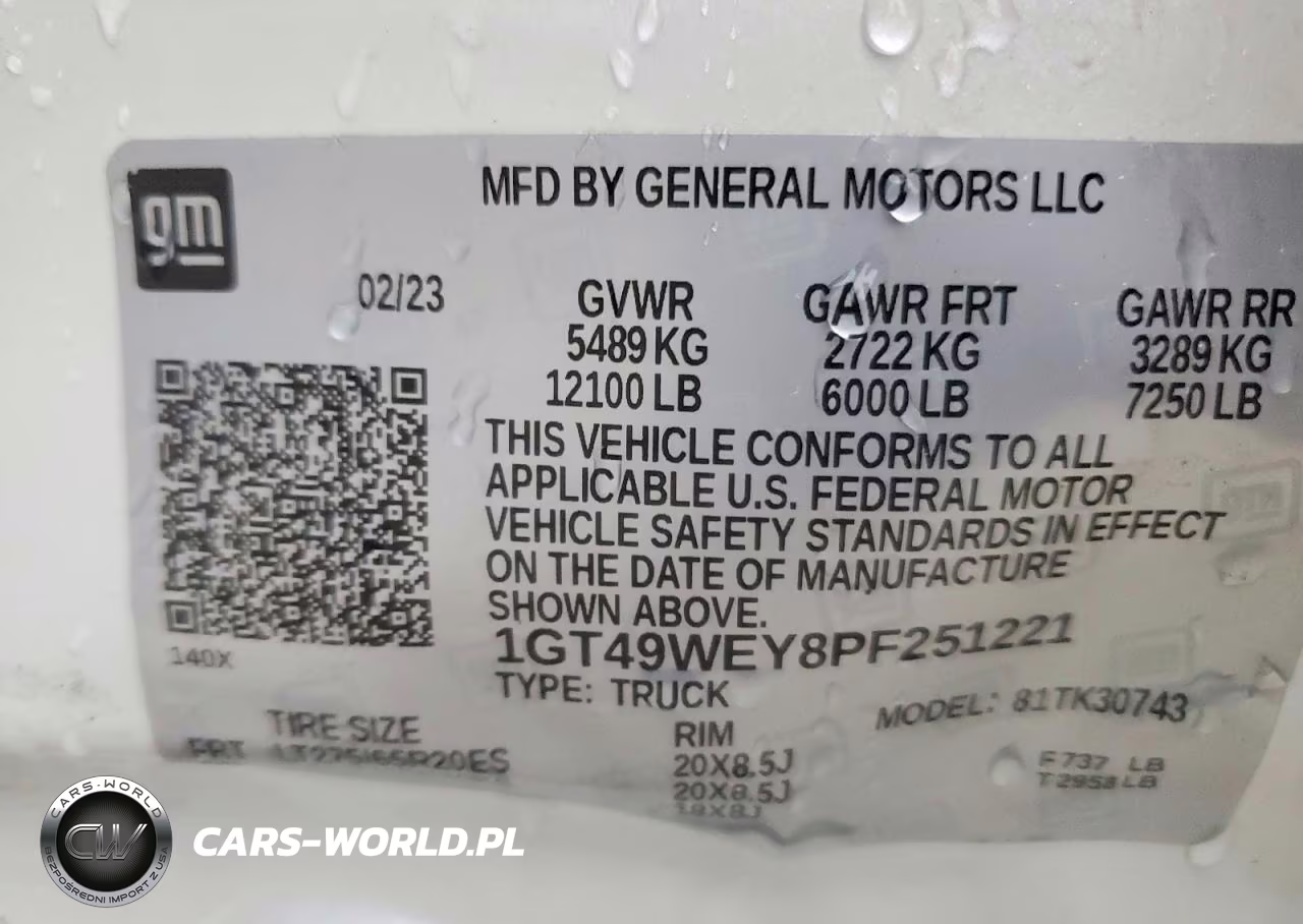 2023 GMC Sierra K3500 Denali VIN:1GT49WEY8PF251221 - 12