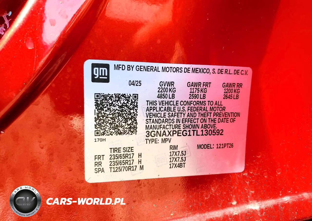 2026 Chevrolet Equinox Lt VIN:3GNAXPEG1TL130592 - 13