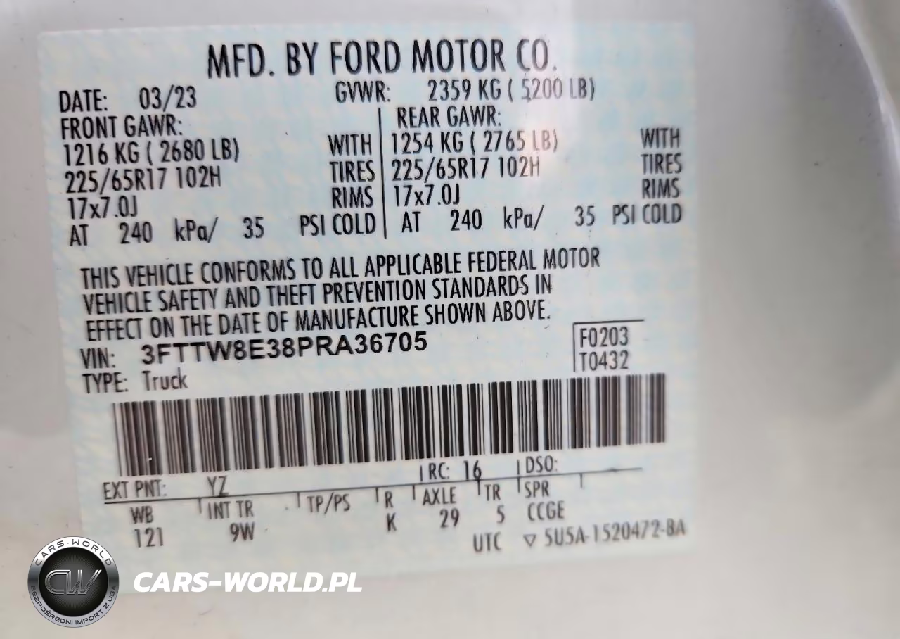 2023 Ford Maverick Xl VIN:3FTTW8E38PRA36705 - 12