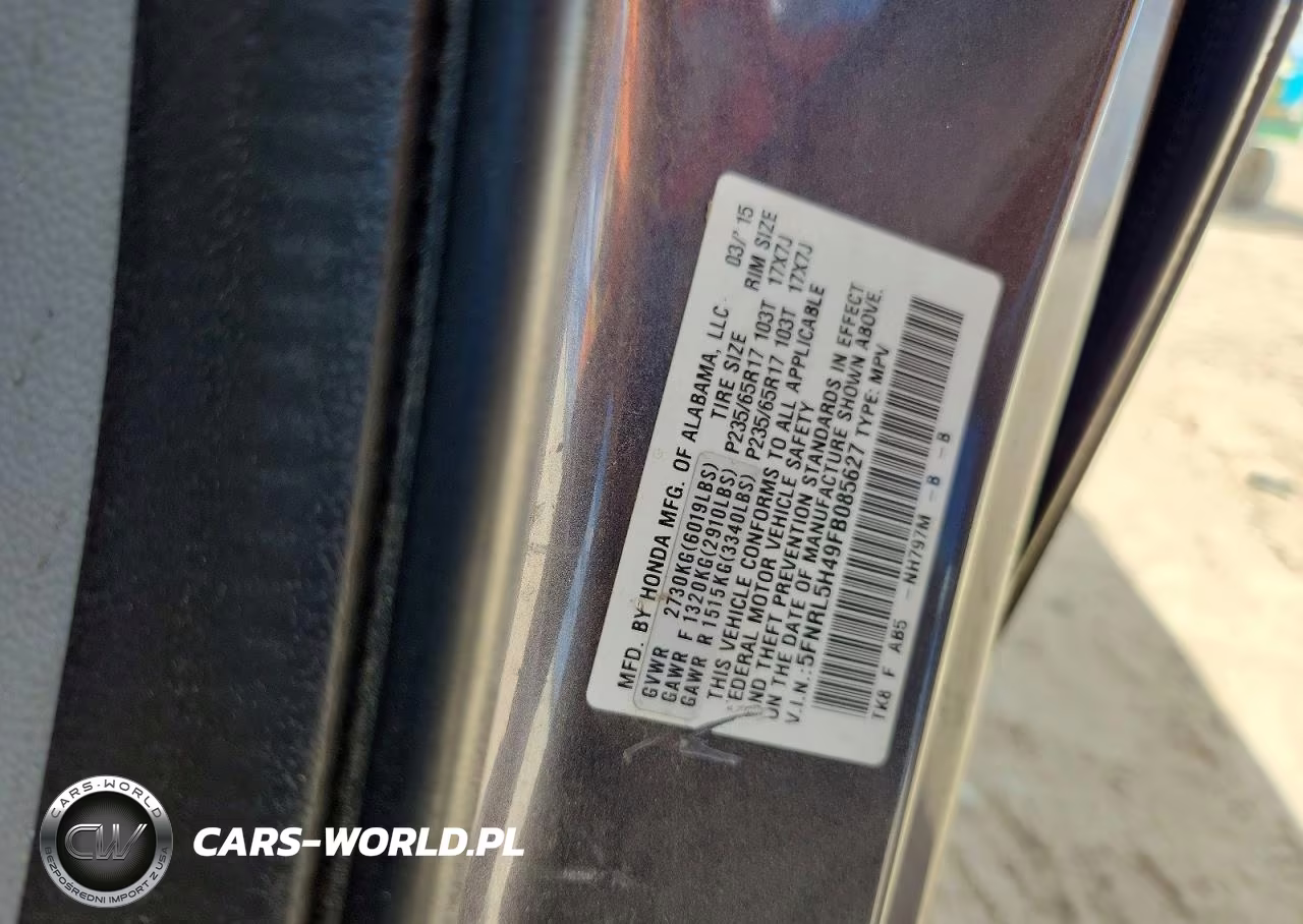 2015 Honda Odyssey Ex VIN:5FNRL5H49FB085627 - 13