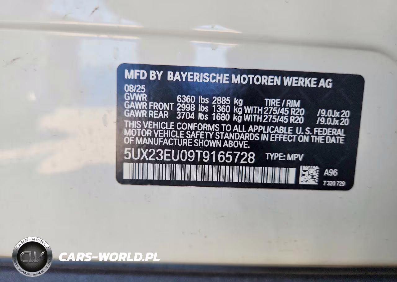 2026 BMW X5 xDrive40I VIN:5UX23EU09T9165728 - 13