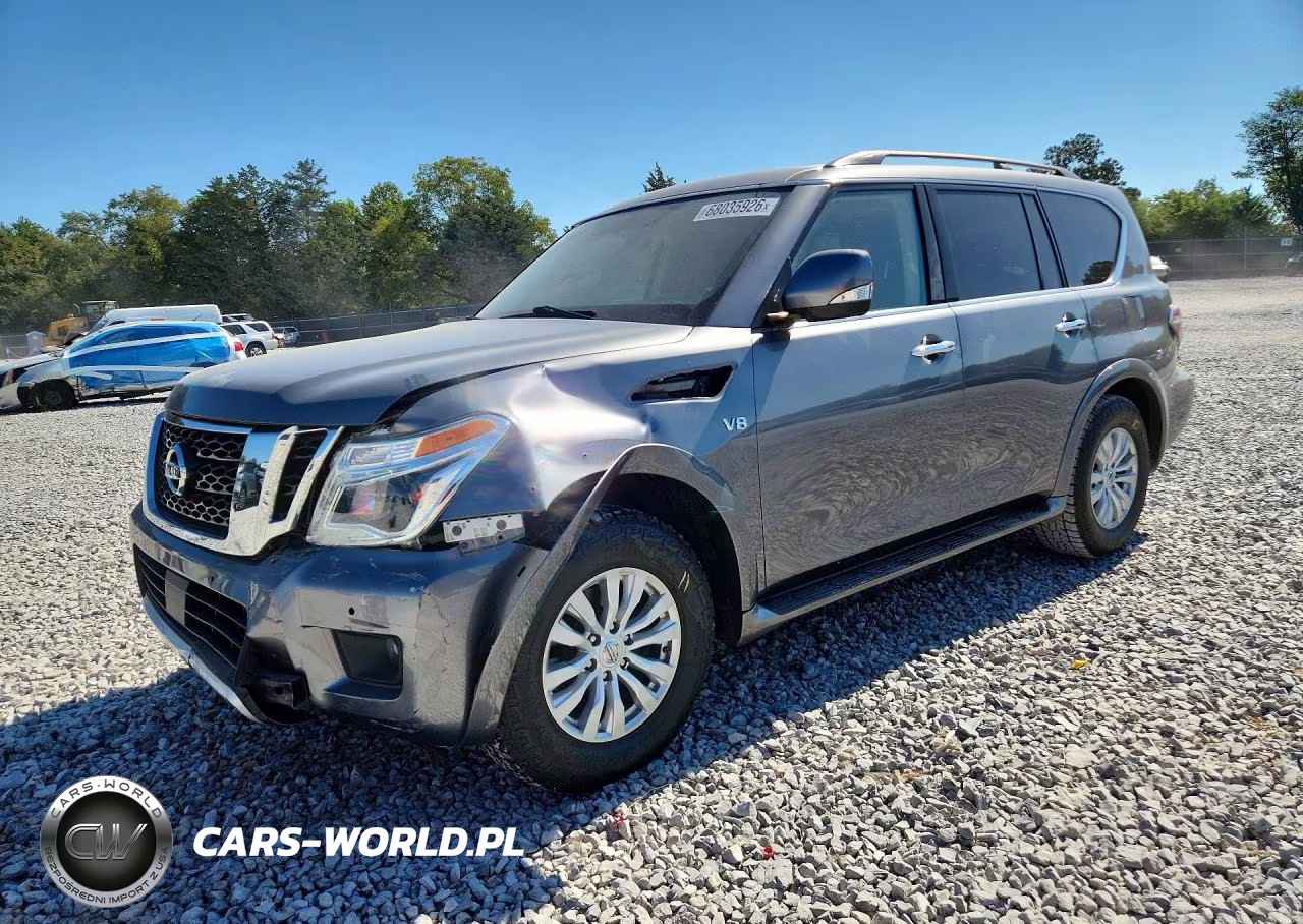 2017 Nissan Armada Sv VIN:JN8AY2ND4H9006383 - 1