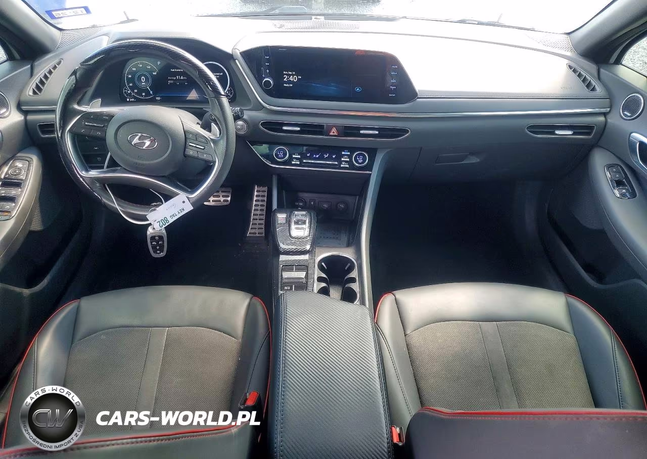 2021 Hyundai Sonata Sel Plus VIN:5NPEJ4J29MH062578 - 8
