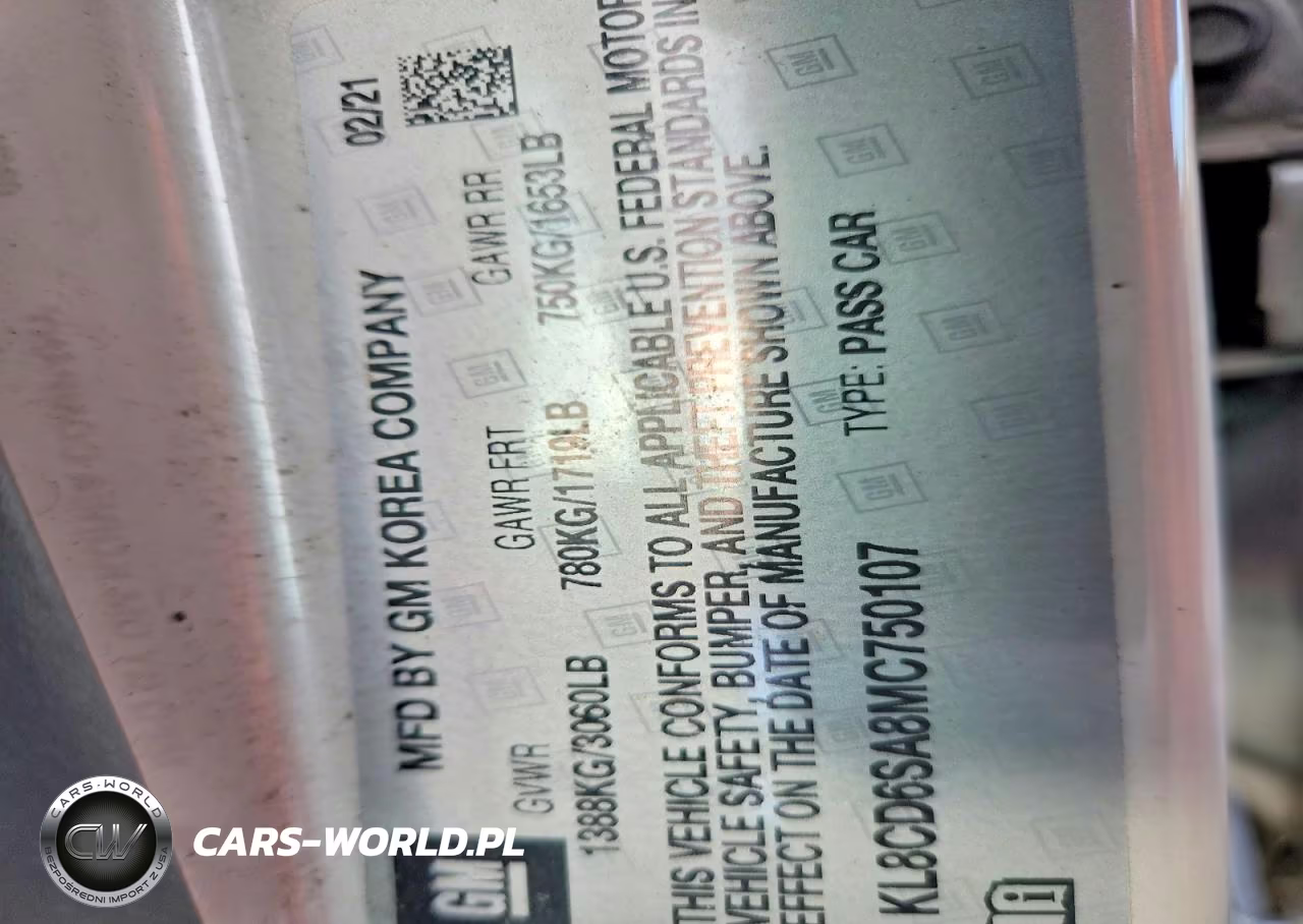 2021 Chevrolet Spark 1Lt VIN:KL8CD6SA8MC750107 - 13
