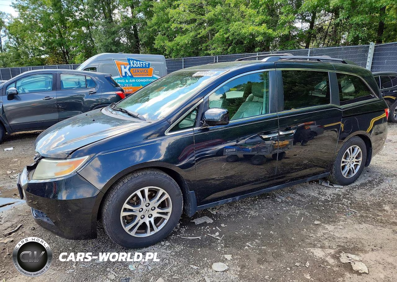 2012 Honda Odyssey Exl VIN:5FNRL5H60CB121461 - 1