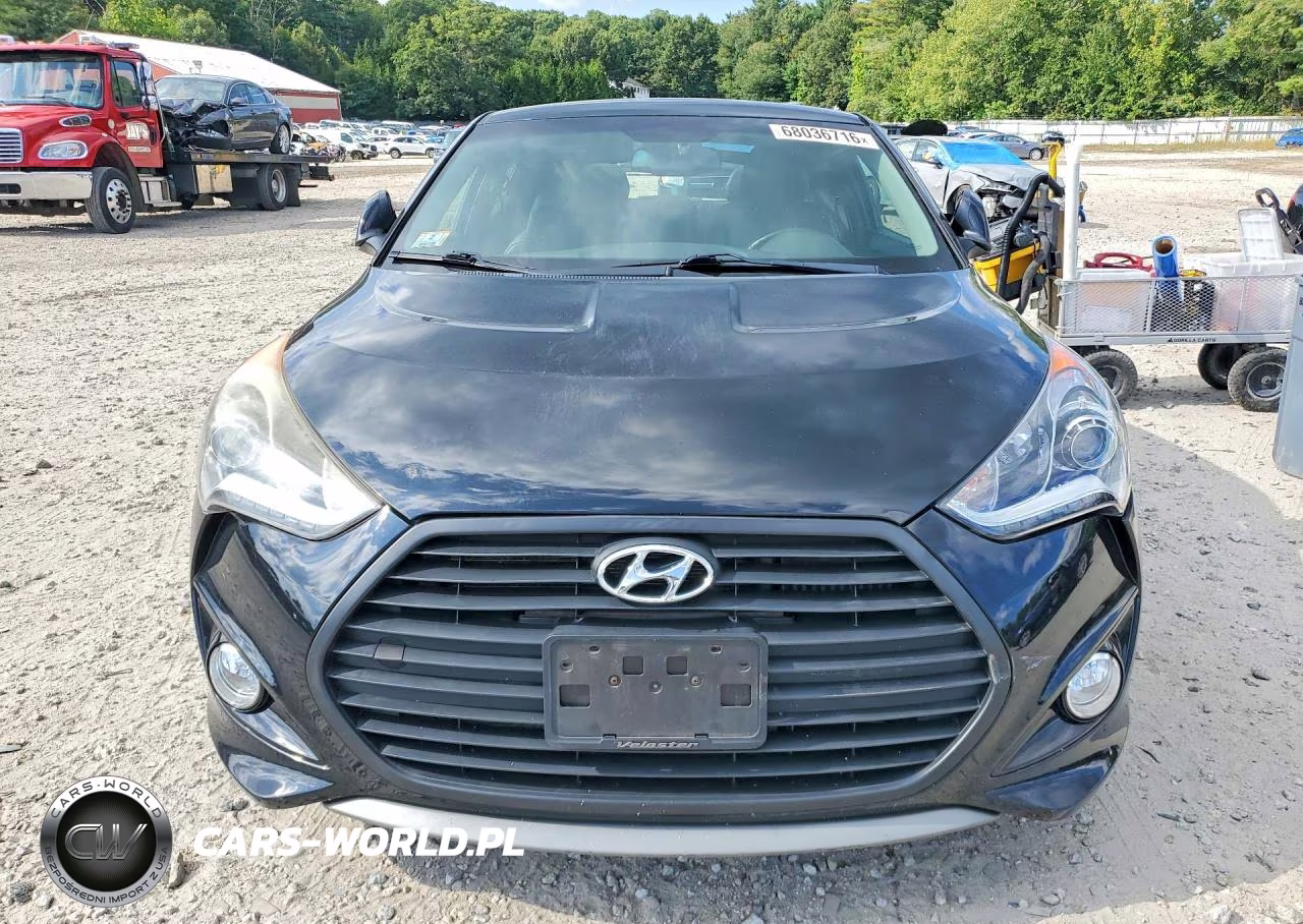 2013 Hyundai Veloster Turbo VIN:KMHTC6AEXDU110064 - 5