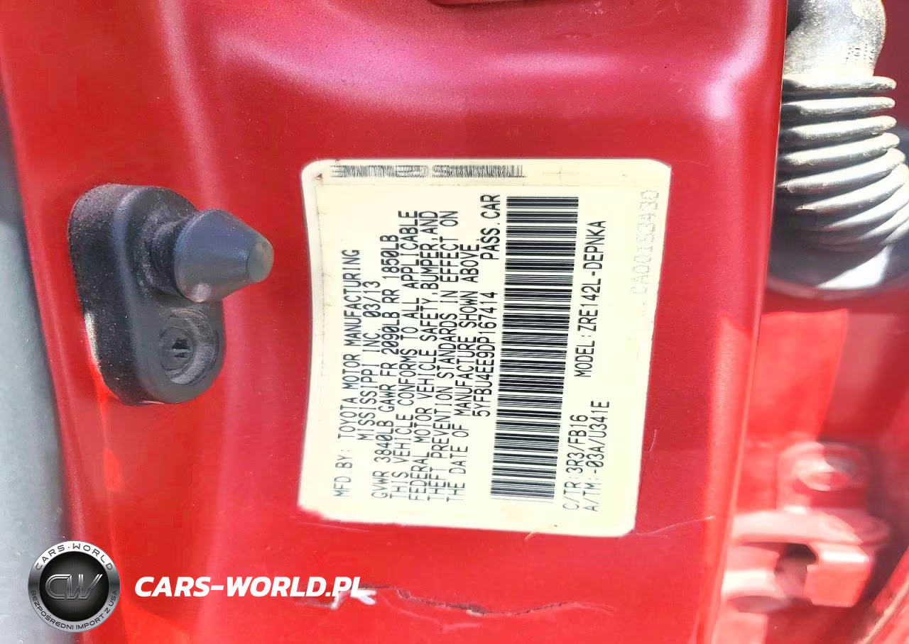 2013 Toyota Corolla Le VIN:5YFBU4EE9DP167414 - 12