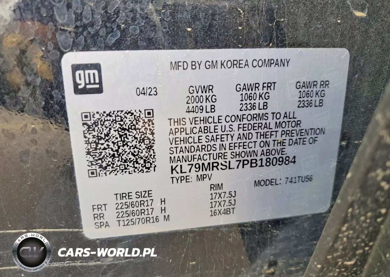 2023 Chevrolet Trailblazer Lt VIN:KL79MRSL7PB180984 - 13