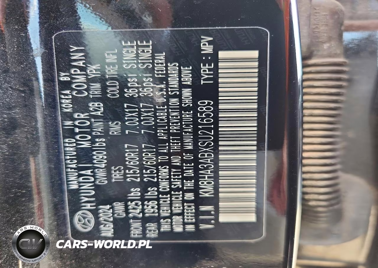 2025 Hyundai Kona Se VIN:KM8HA3ABXSU216589 - 14