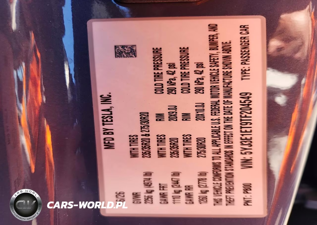 2026 Tesla Model 3 VIN:5YJ3E1ET9TF204549 - 13