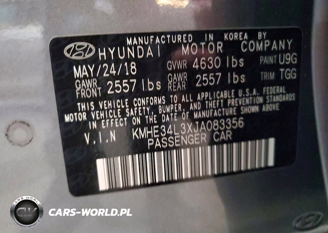 2018 Hyundai Sonata Hybrid Limited VIN:KMHE34L3XJA083356 - 12