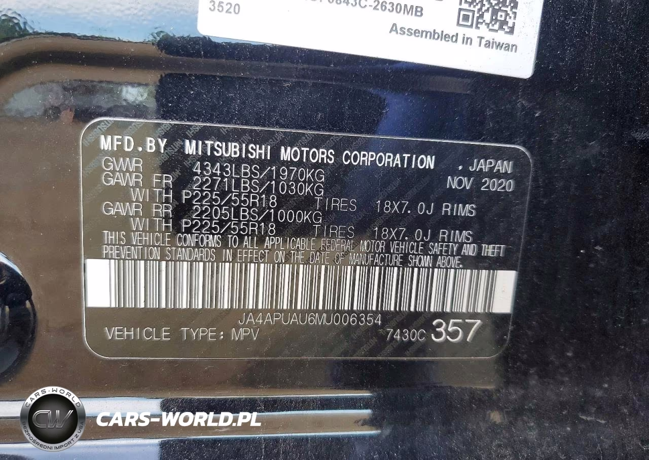 2021 Mitsubishi Outlander Sport Es VIN:JA4APUAU6MU006354 - 13