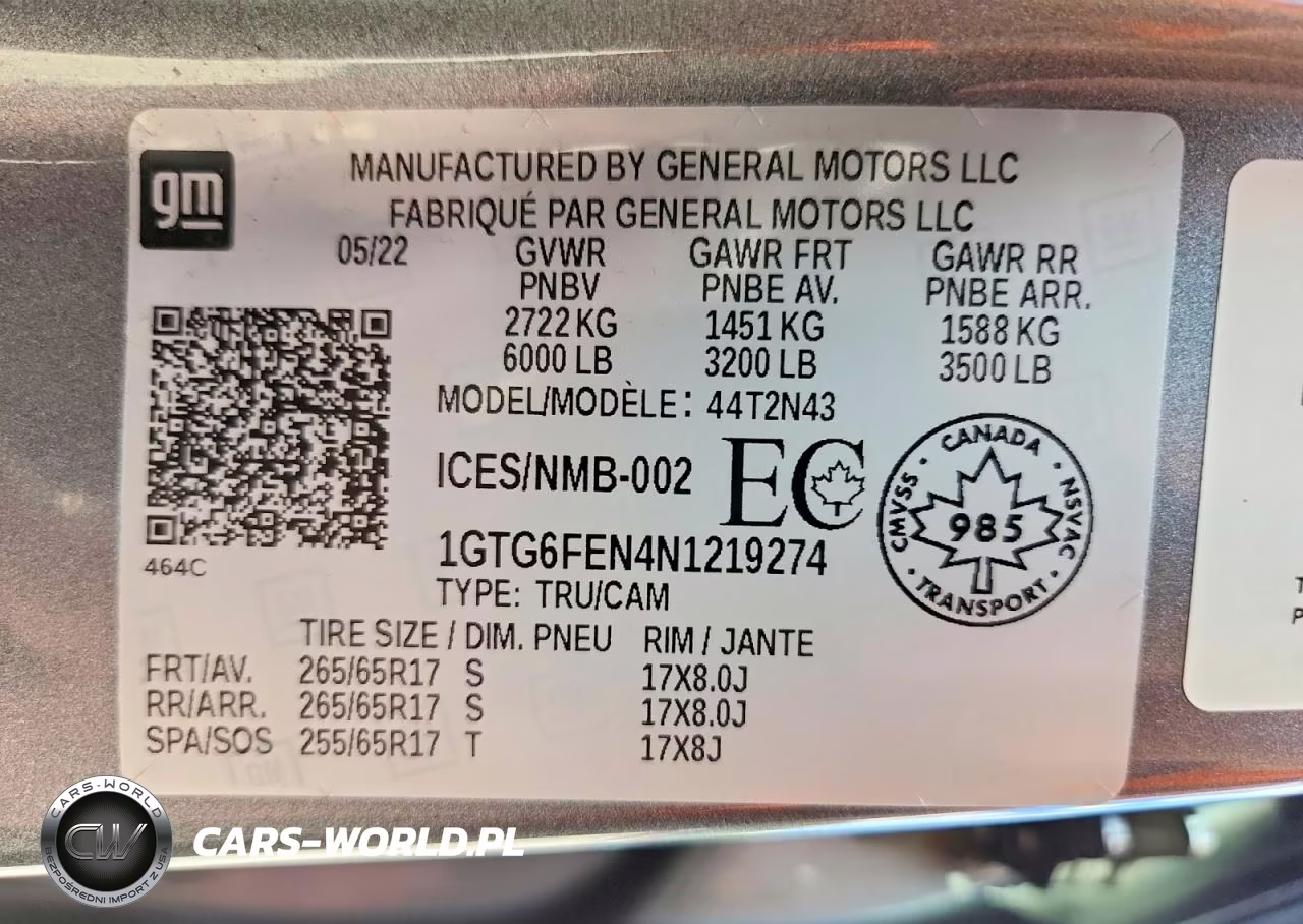 2022 GMC Canyon At4 VIN:1GTG6FEN4N1219274 - 12