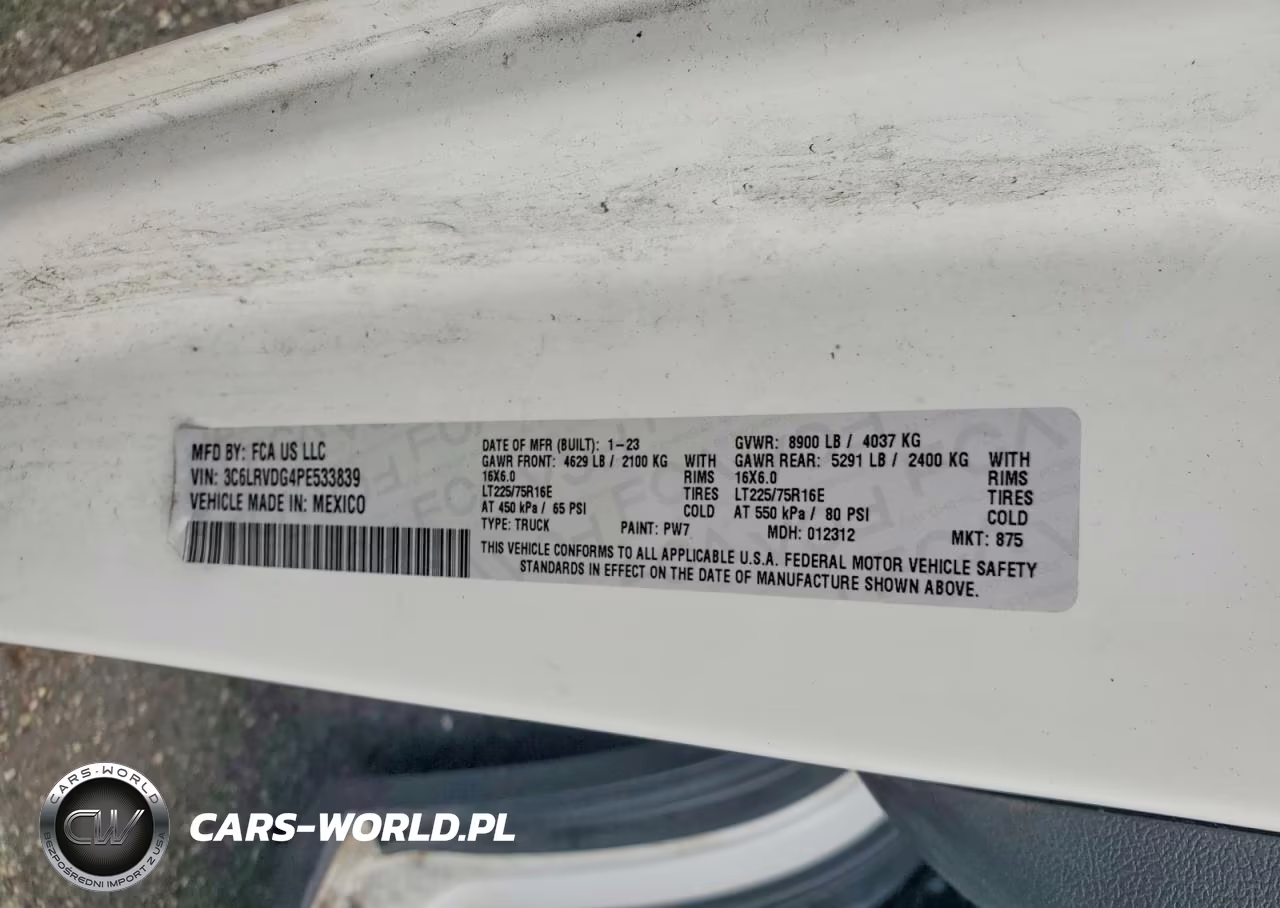 2023 Ram Promaster 2500 Delivery Van VIN:3C6LRVDG4PE533839 - 13