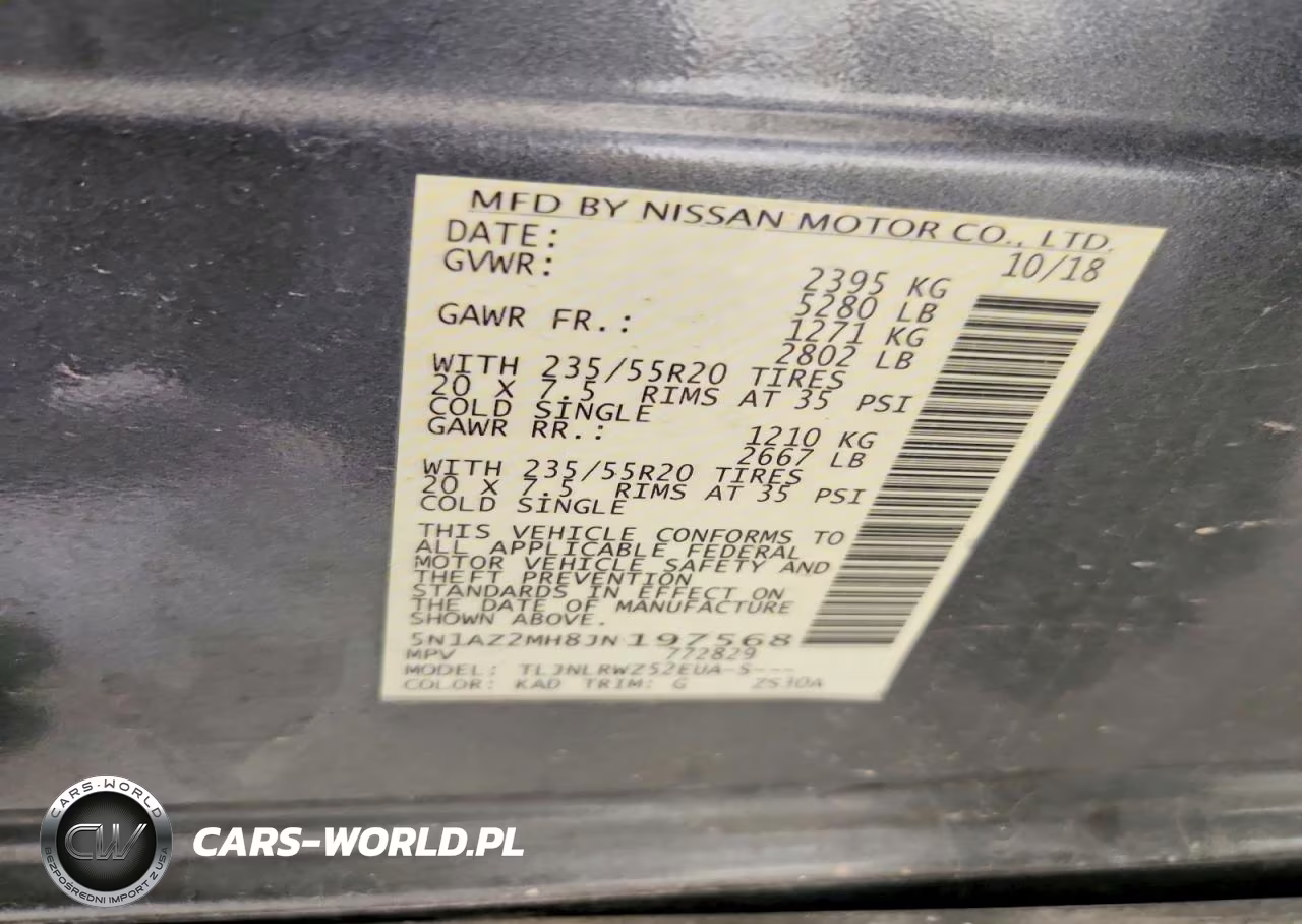 2018 Nissan Murano S VIN:5N1AZ2MH8JN197568 - 14