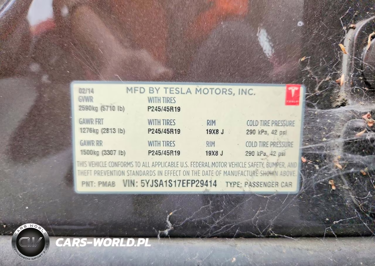 2014 Tesla Model S VIN:5YJSA1S17EFP29414 - 13