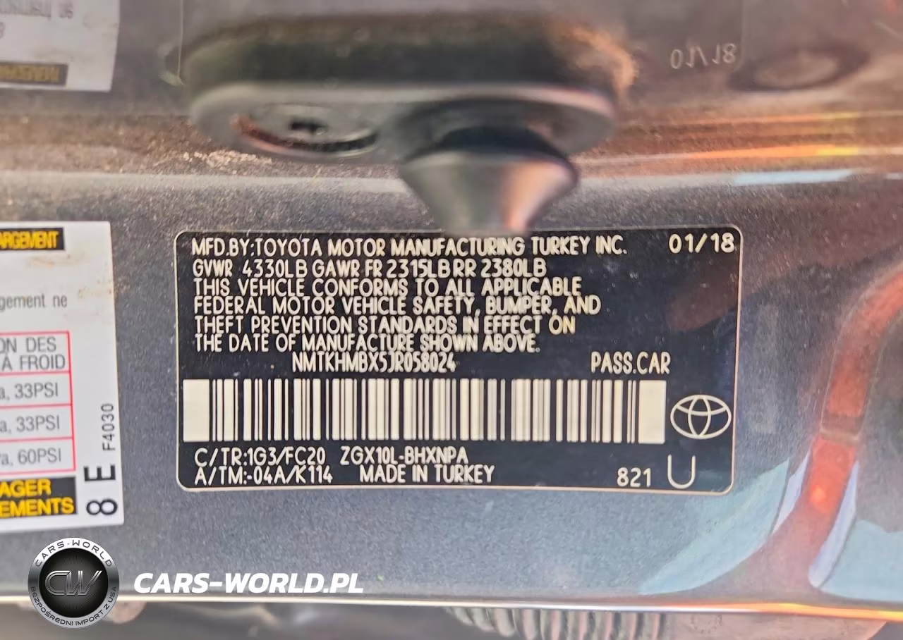 2018 Toyota C-Hr Xle Premium VIN:NMTKHMBX5JR058024 - 13